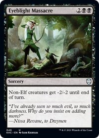 Eyeblight Massacre, Commander: Kaldheim