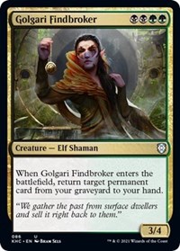Golgari Findbroker, Commander: Kaldheim