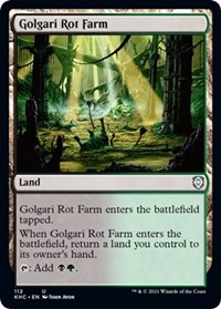 Golgari Rot Farm, Commander: Kaldheim