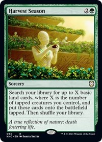 Harvest Season, Commander: Kaldheim