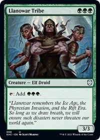 Llanowar Tribe, Commander: Kaldheim
