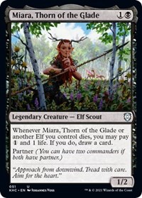Miara, Thorn of the Glade, Commander: Kaldheim