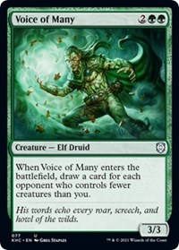 Voice of Many, Commander: Kaldheim