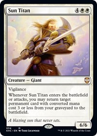 Sun Titan, Commander: Kaldheim