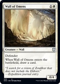 Wall of Omens, Commander: Kaldheim