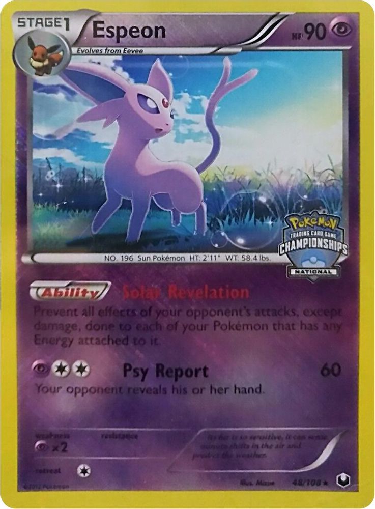 Espeon - 48/108 (National Championships)