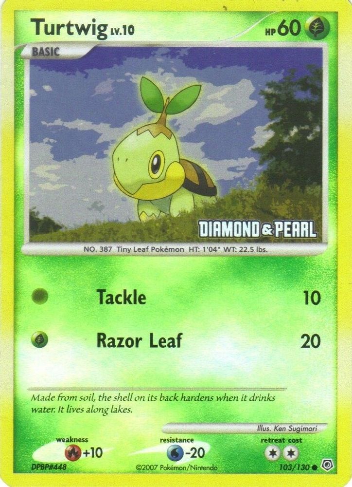 Turtwig - 103/130 [Diamond & Pearl]