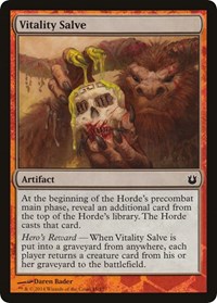 Vitality Salve, Hero's Path Promos