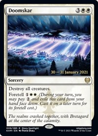 Doomskar, Prerelease Cards