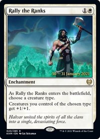 Rally the Ranks, Prerelease Cards