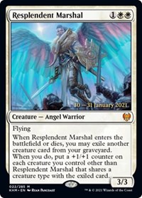 Resplendent Marshal, Prerelease Cards