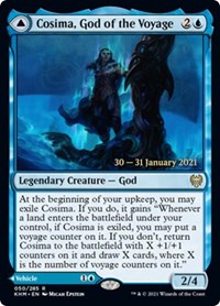 Cosima, God of the Voyage, Prerelease Cards