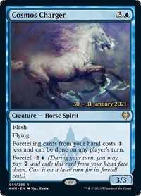 Cosmos Charger, Prerelease Cards