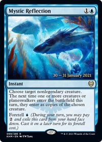 Mystic Reflection, Prerelease Cards