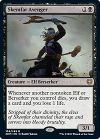 Skemfar Avenger, Prerelease Cards