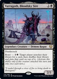 Varragoth, Bloodsky Sire, Prerelease Cards