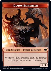 Demon Berserker Token, Kaldheim