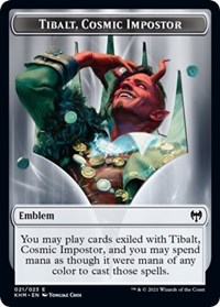Emblem - Tibalt, Cosmic Impostor, Kaldheim