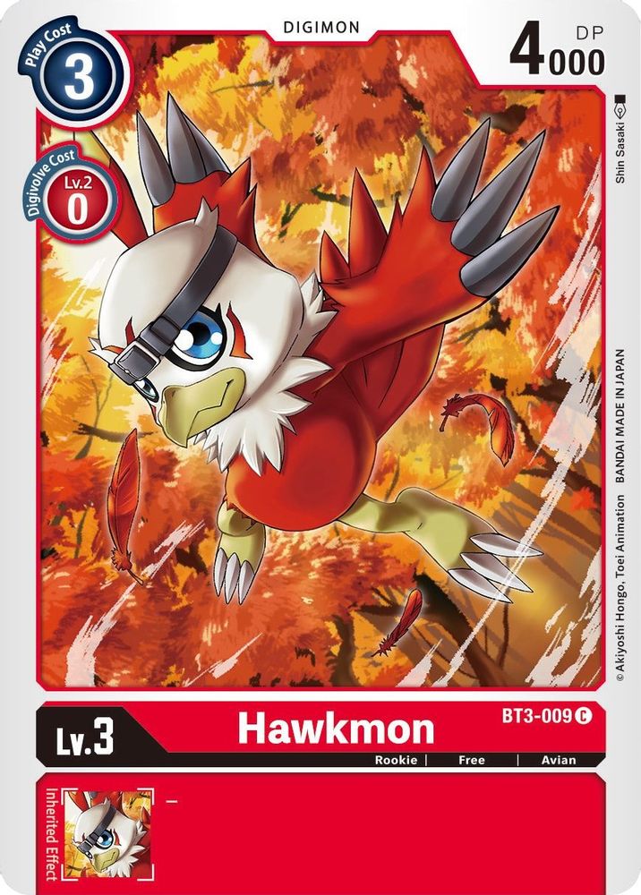 Hawkmon, Standard, front