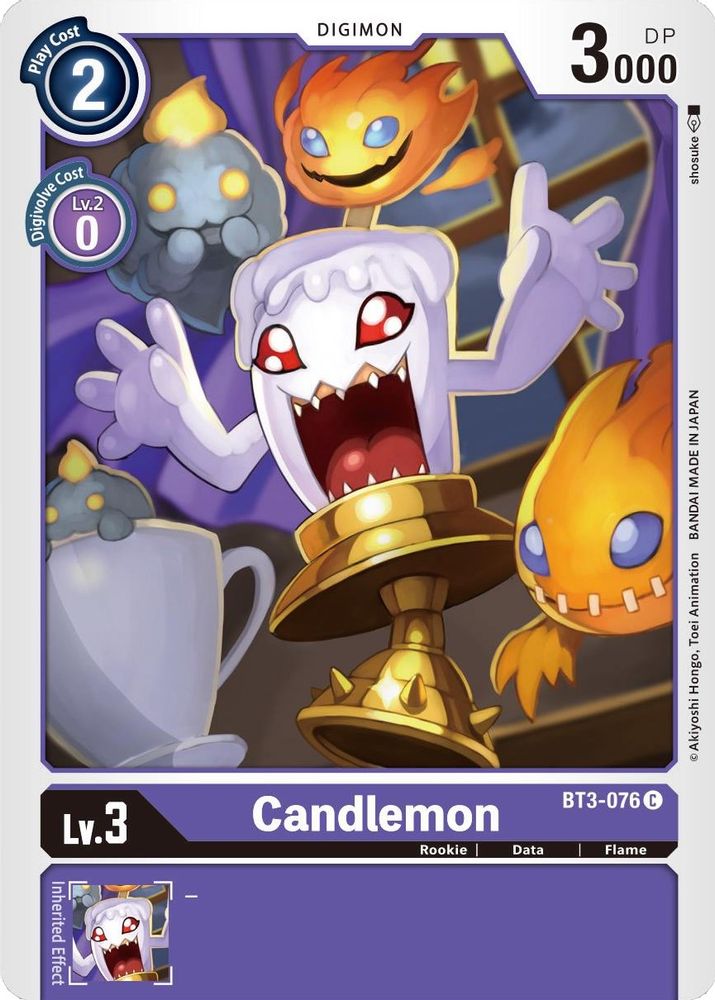 Candlemon, Standard, front