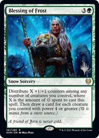Blessing of Frost, Promo Pack: Kaldheim