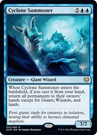 Cyclone Summoner, Promo Pack: Kaldheim