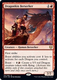Dragonkin Berserker, Promo Pack: Kaldheim