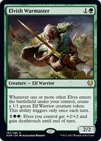Elvish Warmaster, Promo Pack: Kaldheim