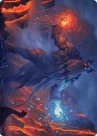 Aegar, the Freezing Flame Art Card, Art Series: Kaldheim