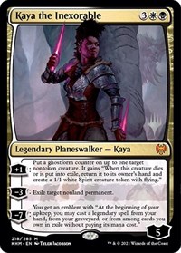 Kaya the Inexorable, Promo Pack: Kaldheim