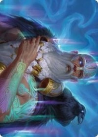 Alrund, God of the Cosmos Art Card, Art Series: Kaldheim