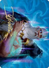 Alrund, God of the Cosmos Art Card (Gold-Stamped Signature), Art Series: Kaldheim