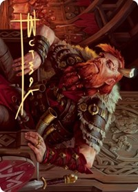 Arni Brokenbrow Art Card (Gold-Stamped Signature), Art Series: Kaldheim