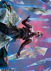 Behold the Multiverse Art Card (Gold-Stamped Signature), Art Series: Kaldheim