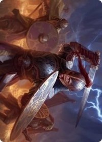 Beskir Shieldmate Art Card, Art Series: Kaldheim