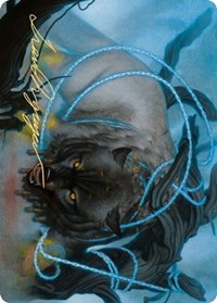 Bind the Monster Art Card (Gold-Stamped Signature), Art Series: Kaldheim