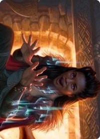 Birgi, God of Storytelling Art Card, Art Series: Kaldheim