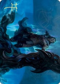 Cosima, God of the Voyage Art Card (Gold-Stamped Signature), Art Series: Kaldheim