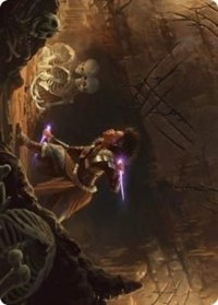 Dogged Pursuit Art Card, Art Series: Kaldheim