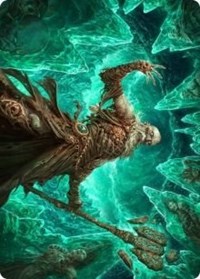 Draugr Necromancer Art Card, Art Series: Kaldheim