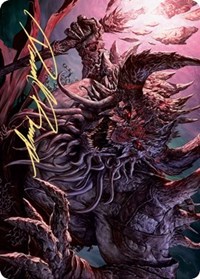 Dream Devourer Art Card (Gold-Stamped Signature), Art Series: Kaldheim
