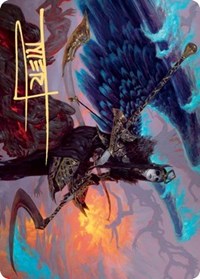 Eradicator Valkyrie Art Card (Gold-Stamped Signature), Art Series: Kaldheim