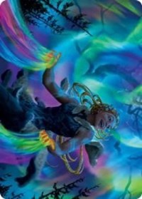 Esika, God of the Tree Art Card, Art Series: Kaldheim