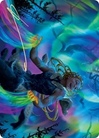 Esika, God of the Tree Art Card (Gold-Stamped Signature), Art Series: Kaldheim