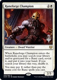 Runeforge Champion, Promo Pack: Kaldheim