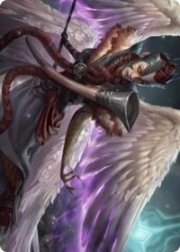 Firja, Judge of Valor Art Card, Art Series: Kaldheim