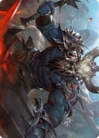 Frenzied Raider Art Card, Art Series: Kaldheim