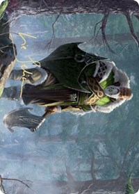 Fynn, the Fangbearer Art Card (Gold-Stamped Signature), Art Series: Kaldheim
