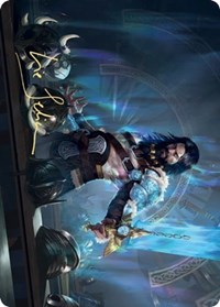 Halvar, God of Battle Art Card (Gold-Stamped Signature), Art Series: Kaldheim