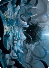 Icebreaker Kraken Art Card (Gold-Stamped Signature), Art Series: Kaldheim